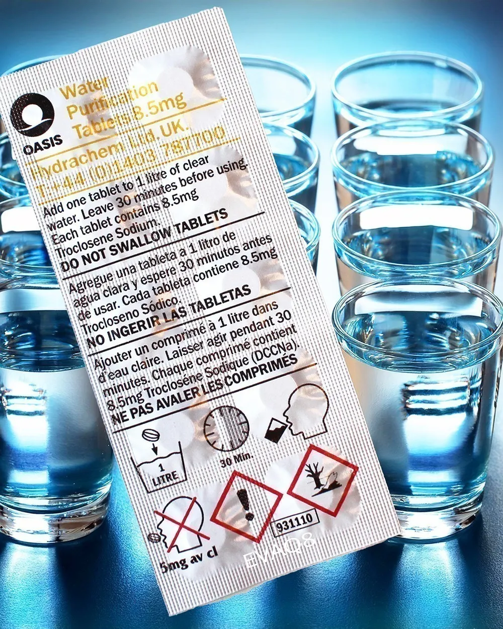 1000 Water Purification Tablets Each Tablet Treats 1 Litre