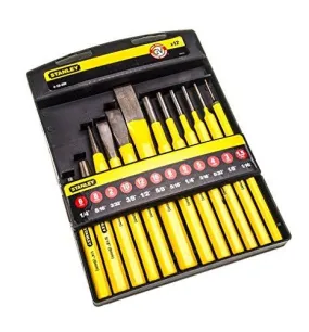 12 Piece Punch and Chisel Set Stanley