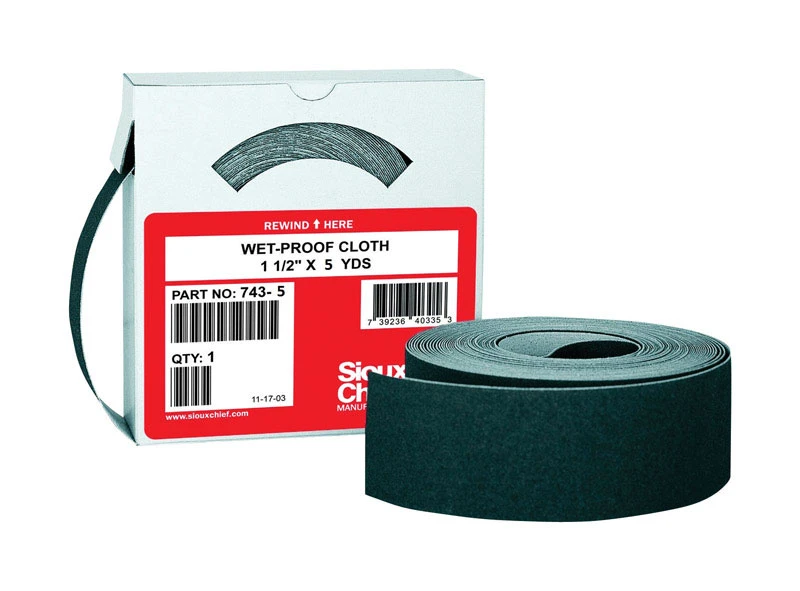  180 In. L X 1-1/2 In. W 120 Grit Abrasive Mesh Sandpaper 1 Pk