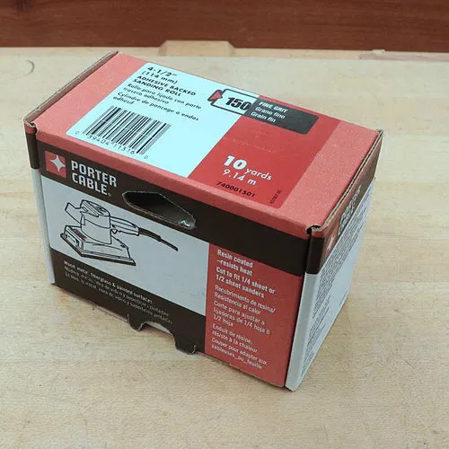 Adhesive Backed Sandpaper Roll: 150 grit