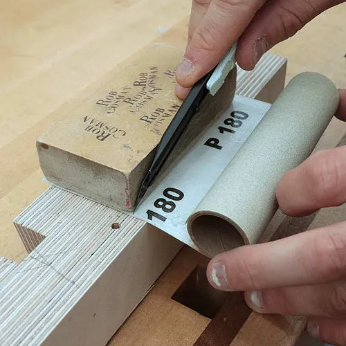 Adhesive Backed Sandpaper Roll: 320 grit