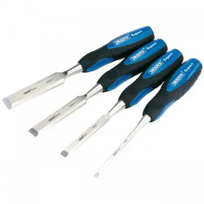 Chisel Set Soft Grip Draper 4 Piece