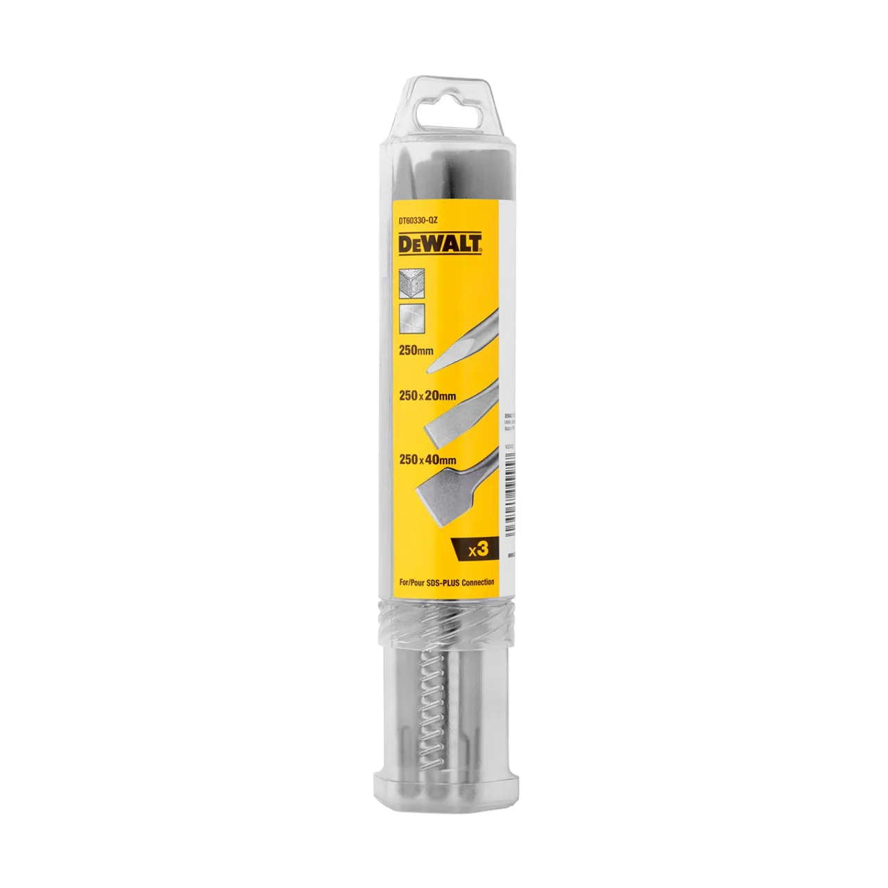 DeWalt DT60330-QZ SDS Plus Chisel Set (3 Pieces)