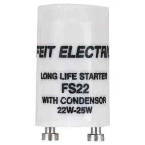 Feit Electric FS22/10 Fluorescent Starter with Condenser, 22 - 25 W