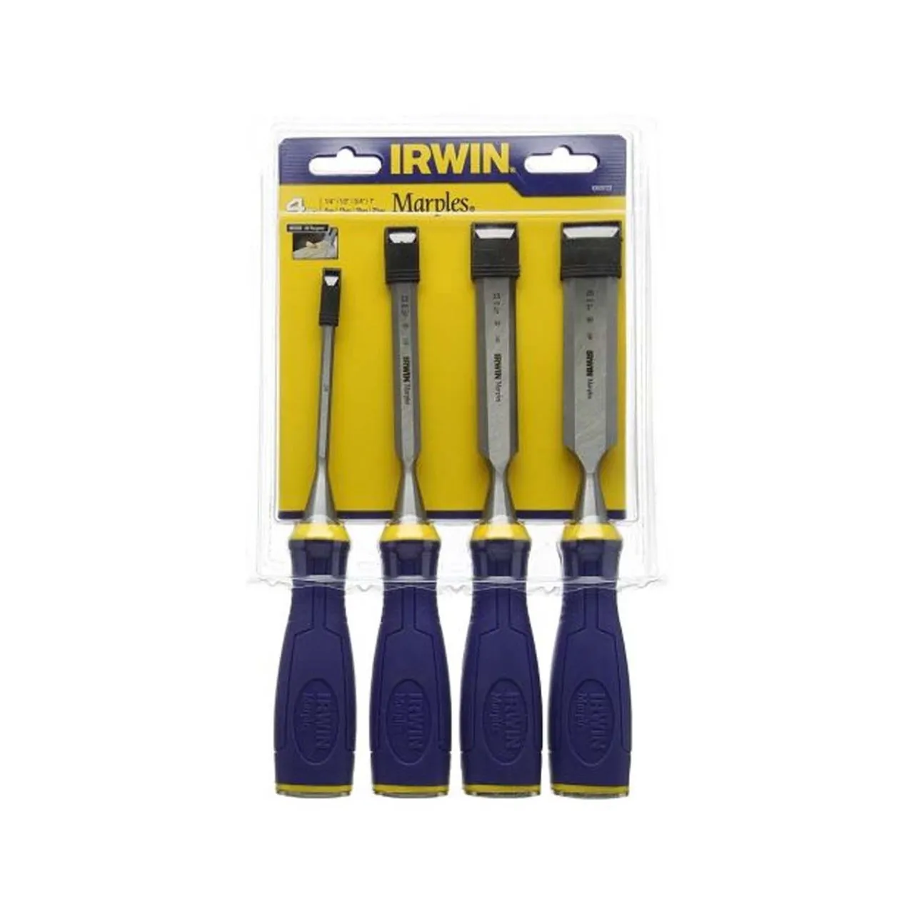 Irwin Marples MS500 S4 ProTouch All-Purpose Chisel Set (4 Pieces)
