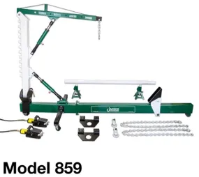 Jackco 859 10ton Body Straightener - Swivel & Crane-Hydraulic Pumps