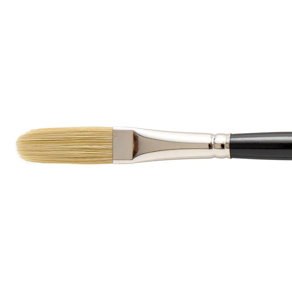 Jackson's : Crane : Synthetic Hog Brush : Long Filbert : Size 1/2