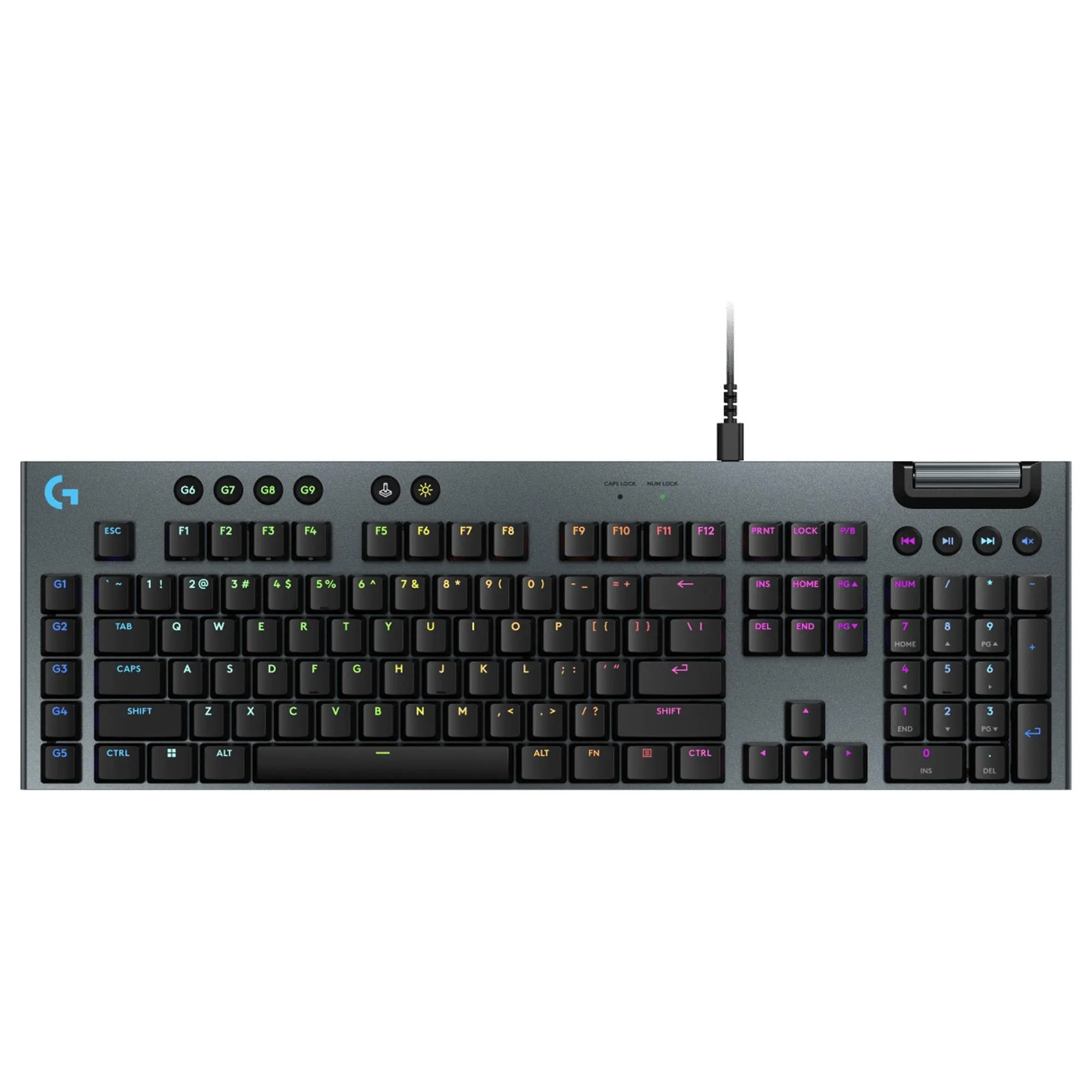 Logitech G915 X Linear Wired Gaming Keyboard in Black