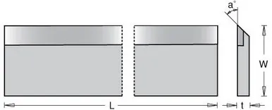 Planer & Jointer Individual Knives - Carbide-Tipped
