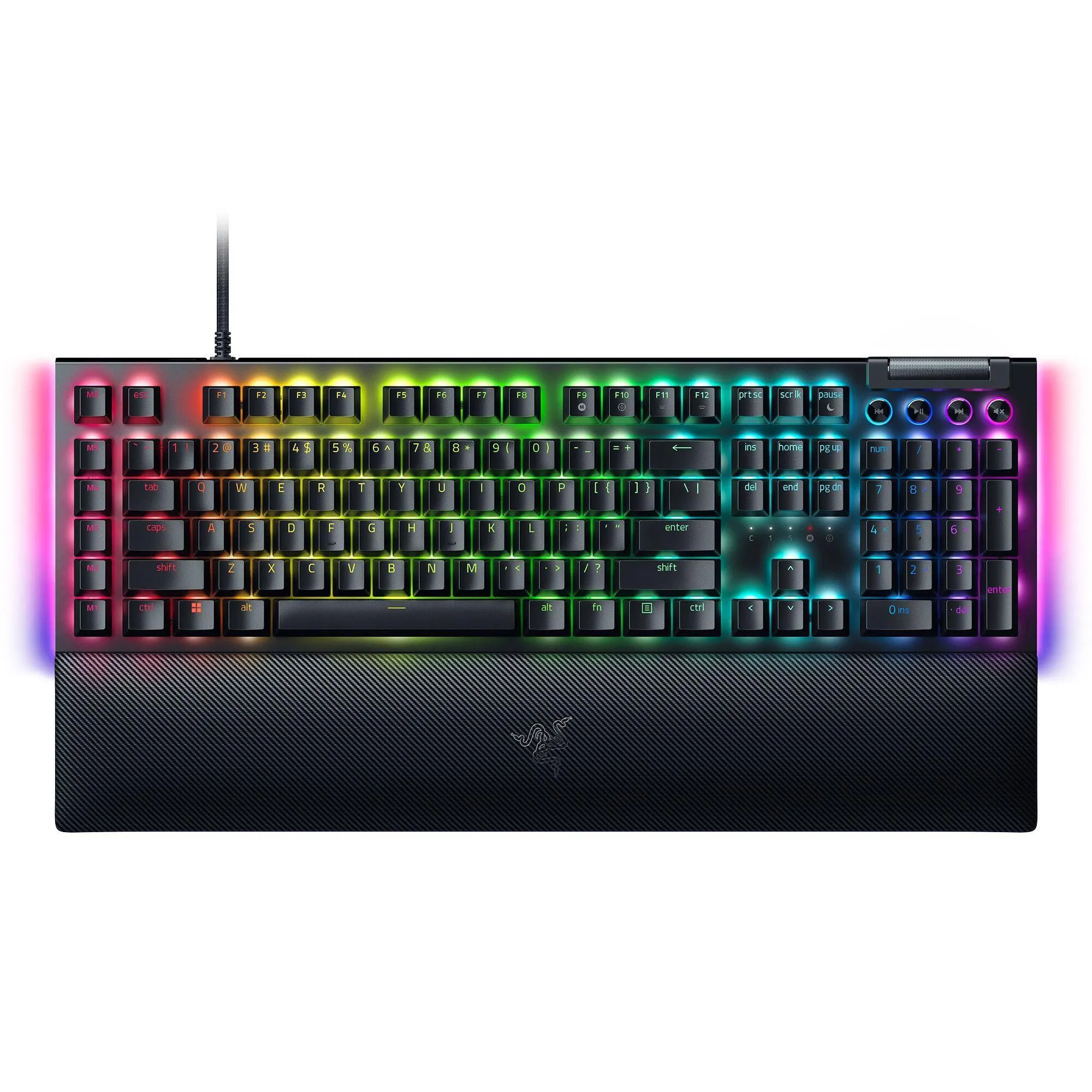 Razer BlackWidow V4 Wired Gaming Keyboard in Black