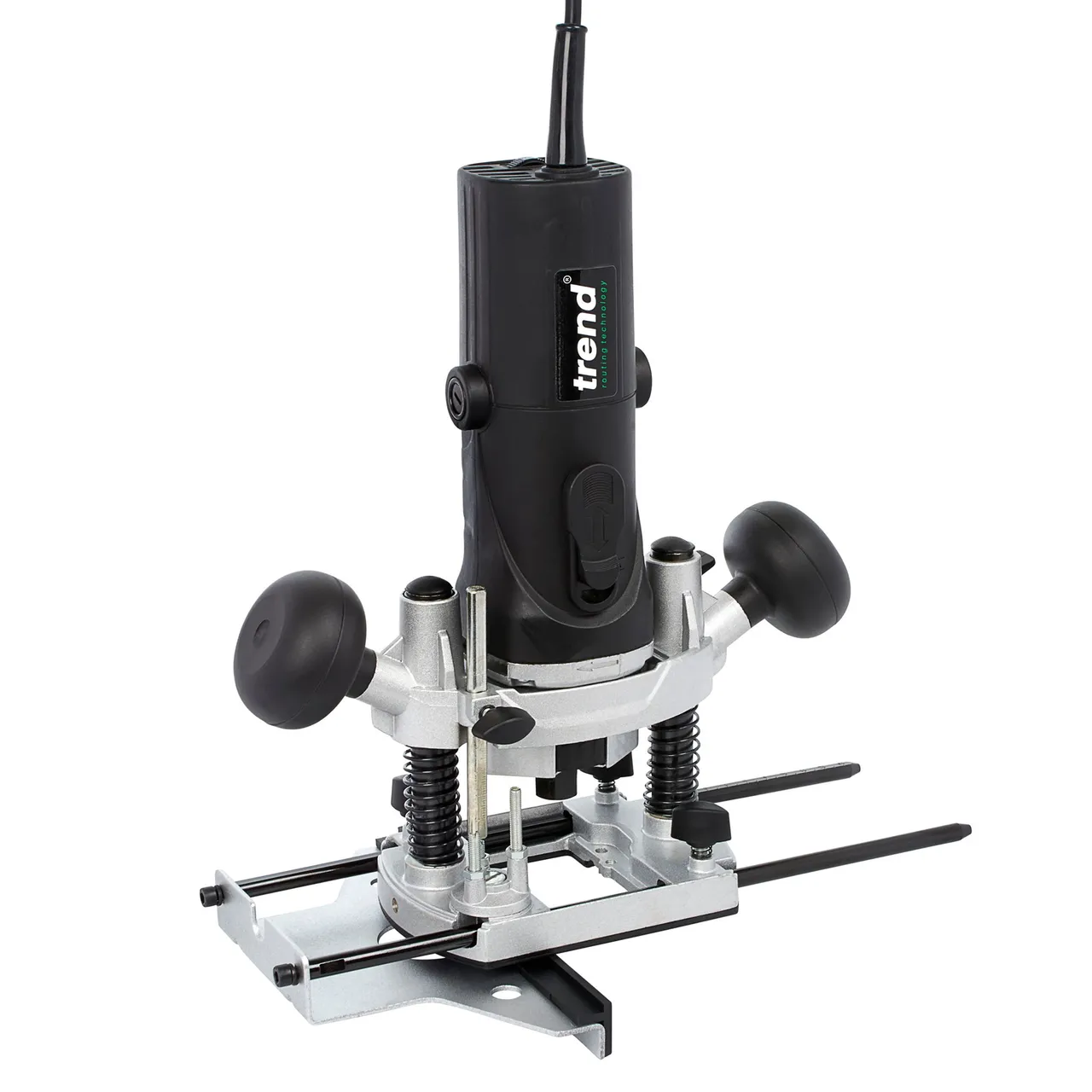 Trend T4EK Router, Hinge Jig C, Cutter and Corner Chisel Set (240V)