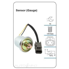 Tridon Oil Pressure Sensor (Gauge) - TPS067