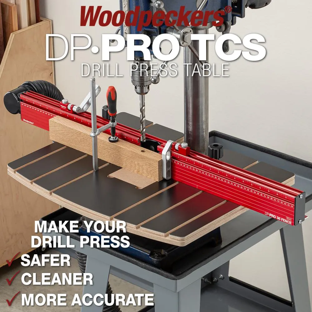 Woodpeckers DPPROT-B DP-PRO TCS Drill Press Table w/ Base Drawer