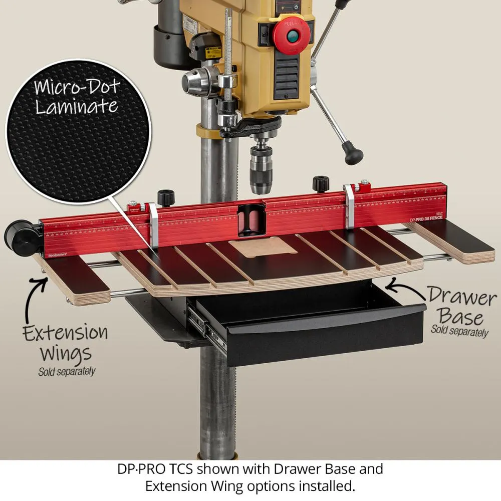 Woodpeckers DPPROT-B DP-PRO TCS Drill Press Table w/ Base Drawer